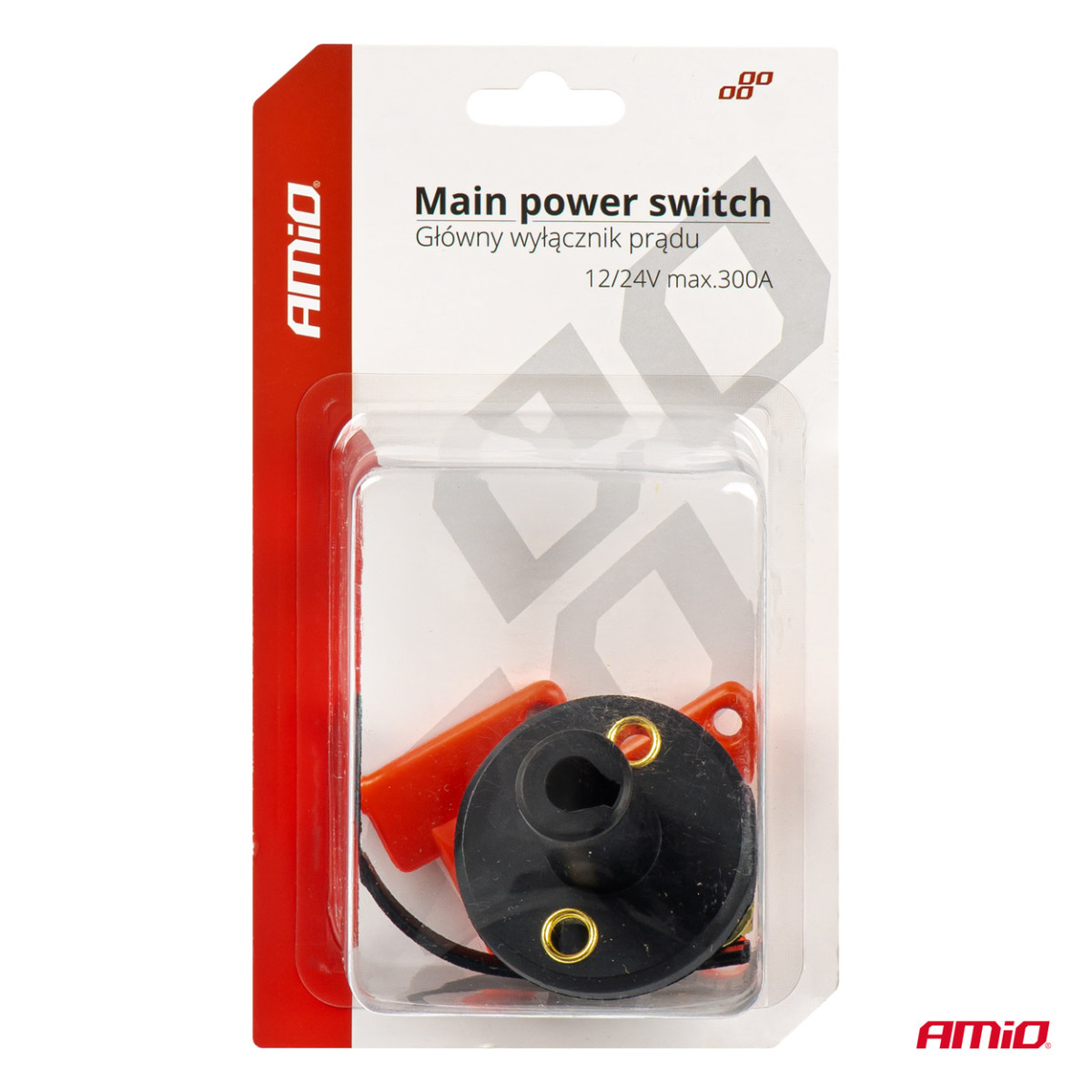 Main battery switch 12/24V max 150A, 300A, AMIO-03023