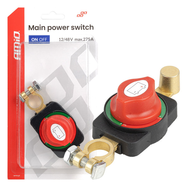 Main battery switch 12-48V 275A AMIO-04830