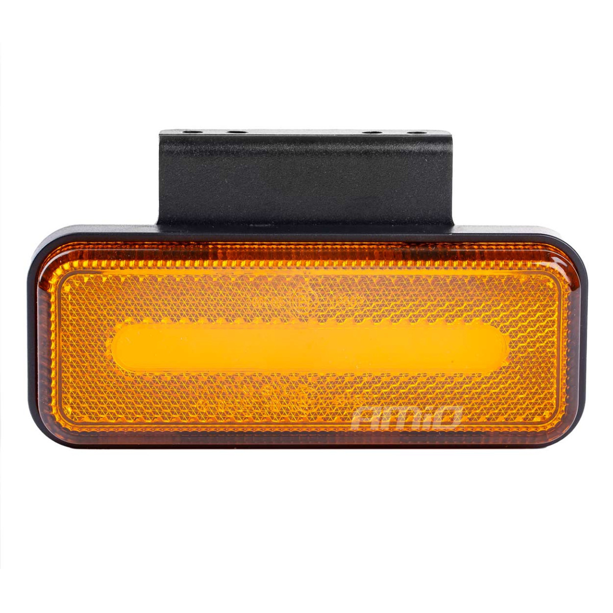 LED marker light AMiO OM-02-O, rectangular, orange