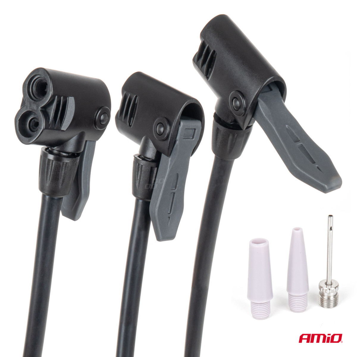 Metal hand pump with pressure gauge MINI PU08 AMIO-04343