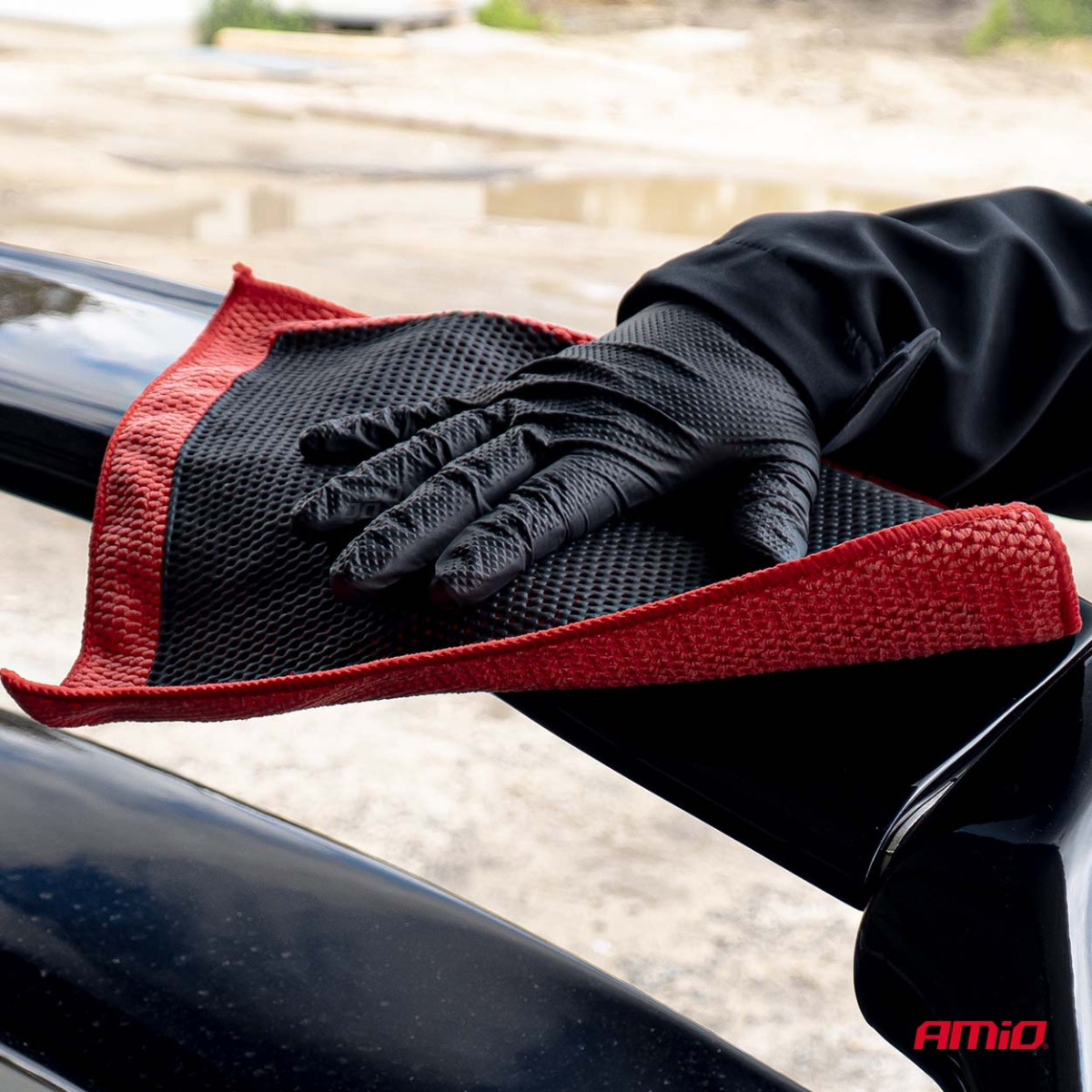 Microfiber towel 30 × 30 cm, AMIO-04727