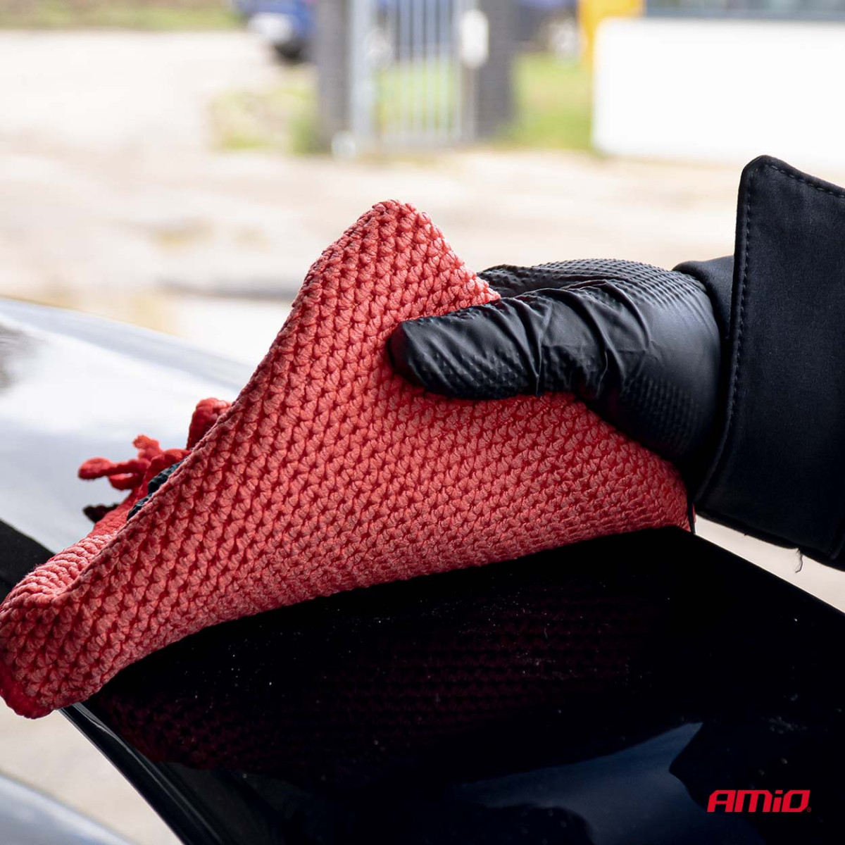 Microfiber towel 30 × 30 cm, AMIO-04727