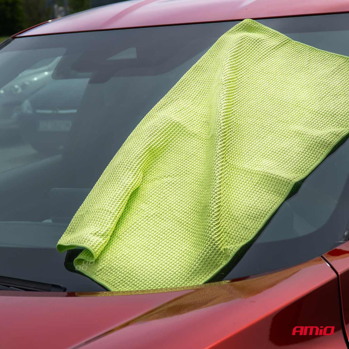 Microfiber glass cloth 40x60 cm, rough, 280 gsm AMIO-03735