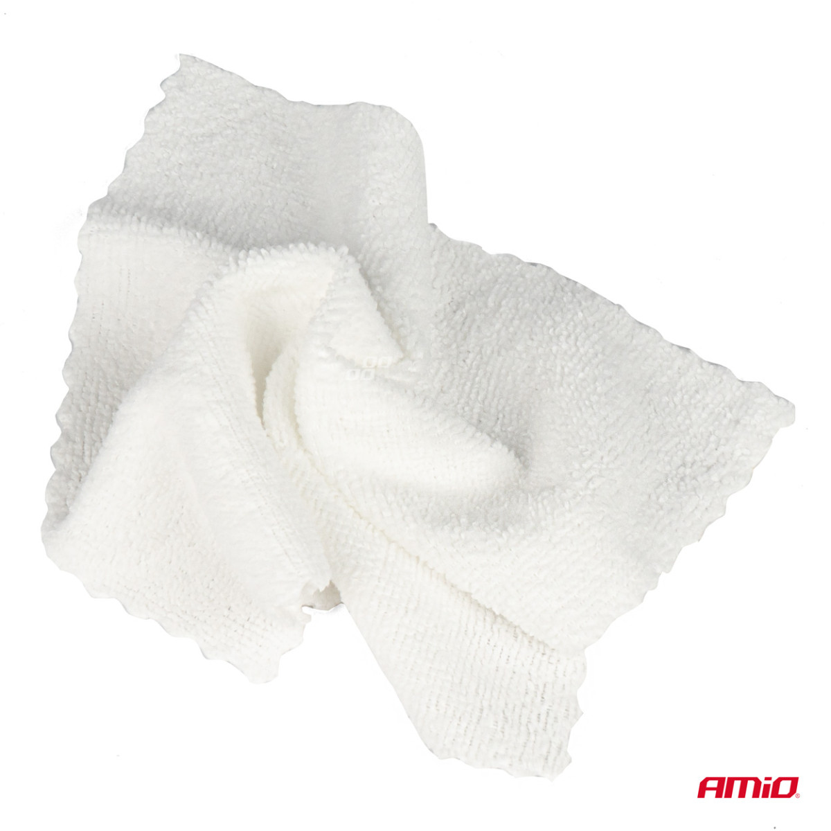 Microfiber cloth set 22.5 × 22.5 cm, 200 GSM, 12 pcs. AMiO-03972
