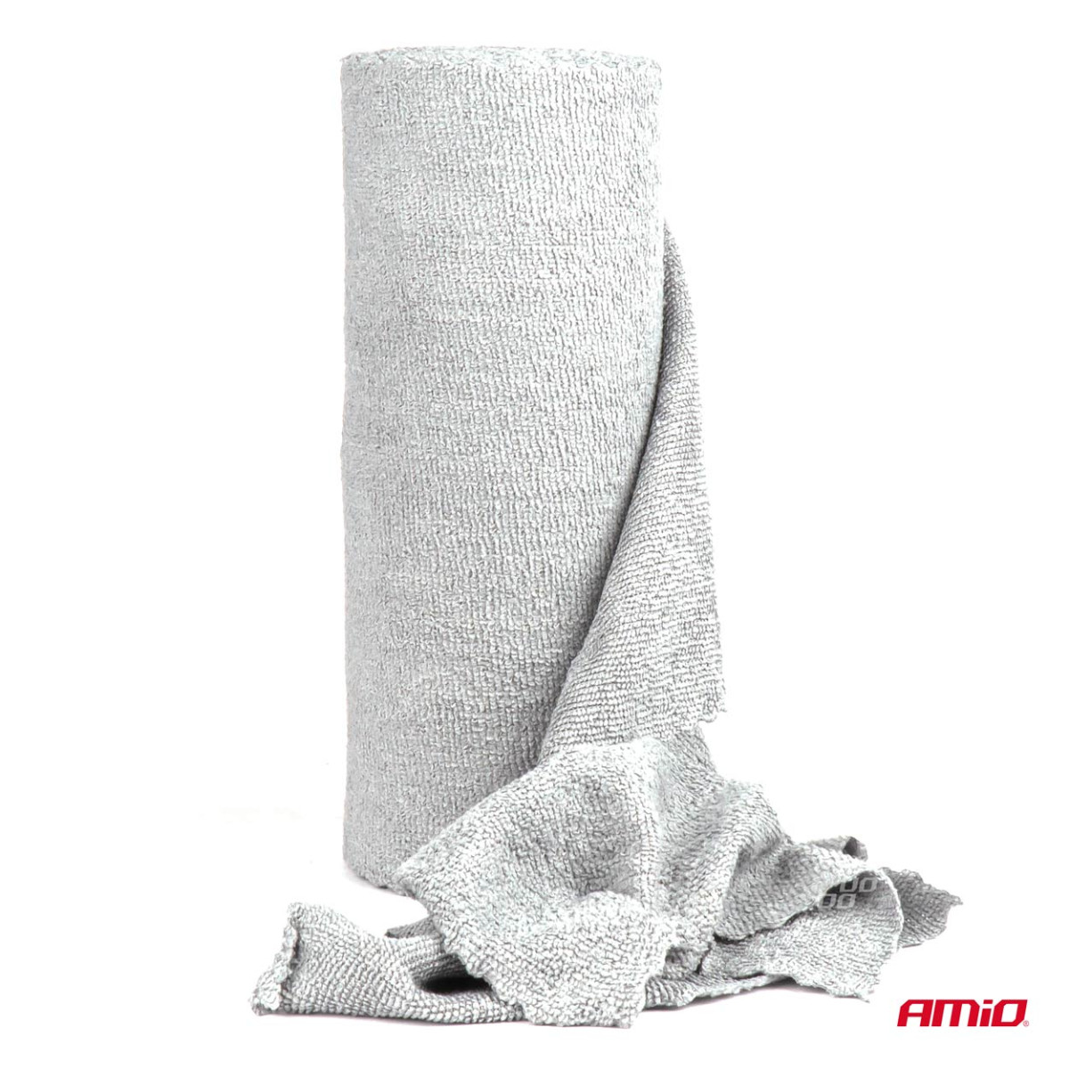 Microfiber cloths in a roll 30×30 cm, 120 gsm, 50 pcs. AMIO-03974