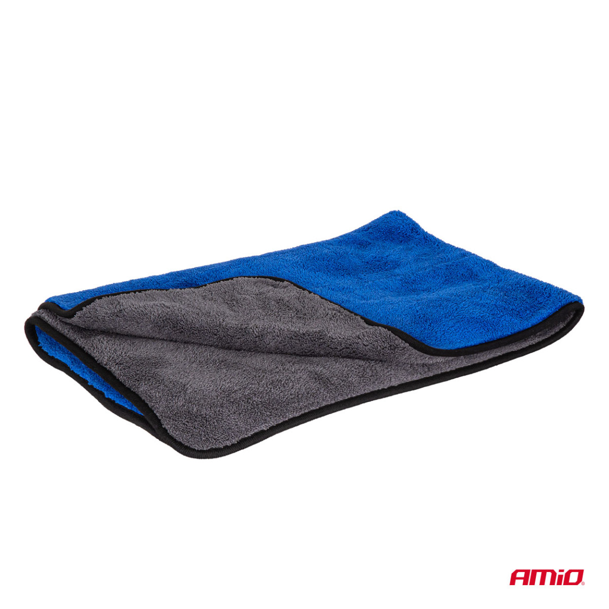 Microfiber car drying towel, 800 GSM, 60 × 90 cm AMIO-04488