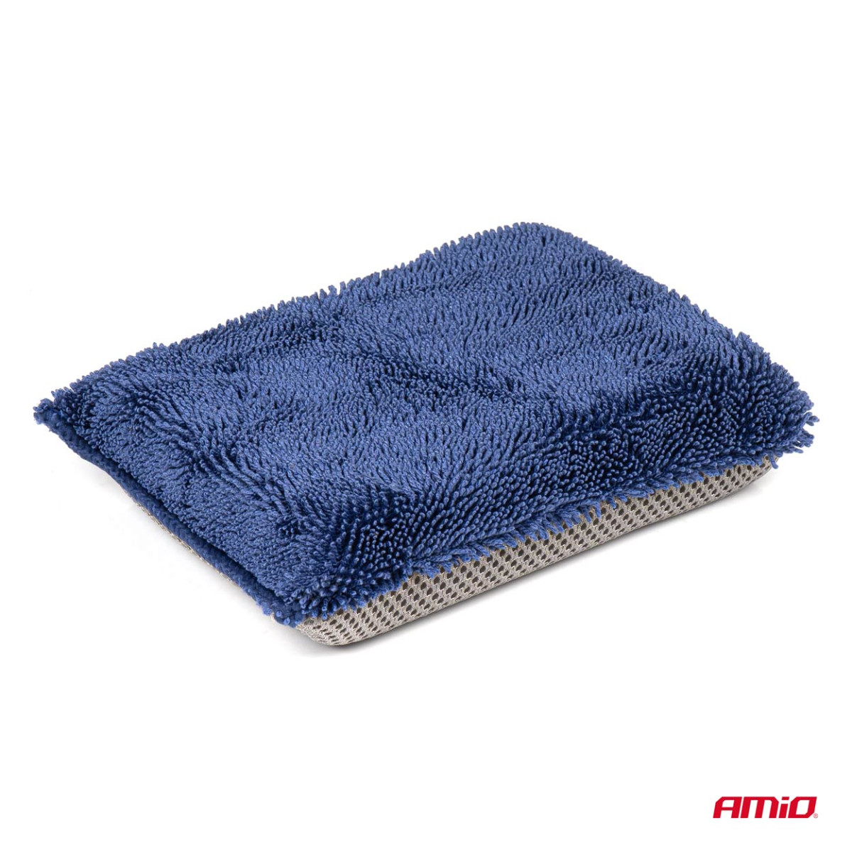 Microfiber sponge for car interior, 15x10x3 cm AMiO-03844