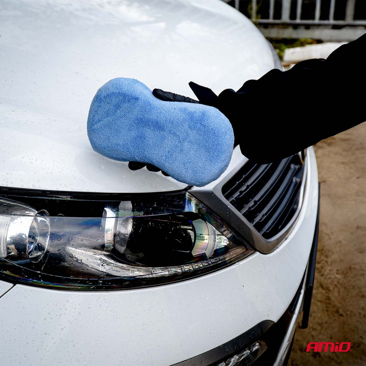 Microfiber sponge 22x12x5.5cm AMIO-04725