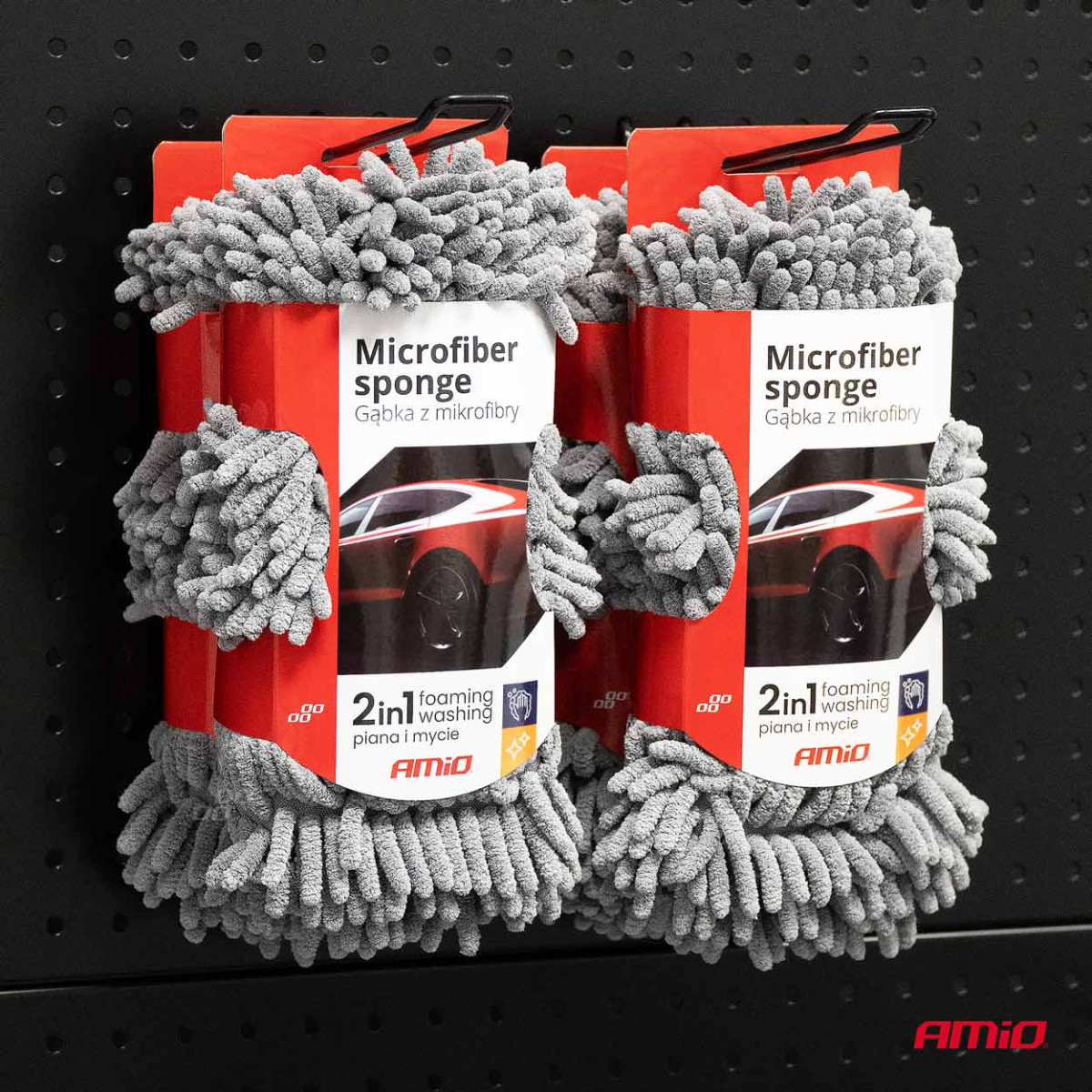 Microfiber sponge Cwash-08, 27x14x6 cm