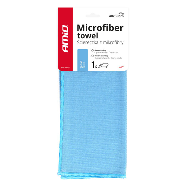 Microfiber window cleaning cloth 40×60 cm AMIO-01749