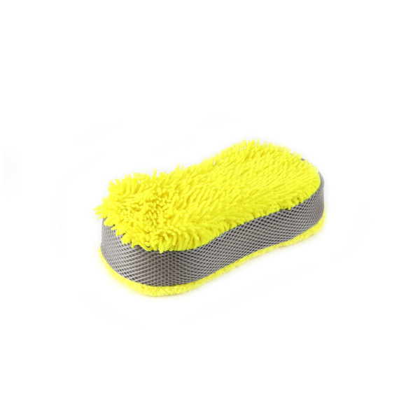 Microfiber sponge, yellow, 23x10.5x5 cm AMIO-02516
