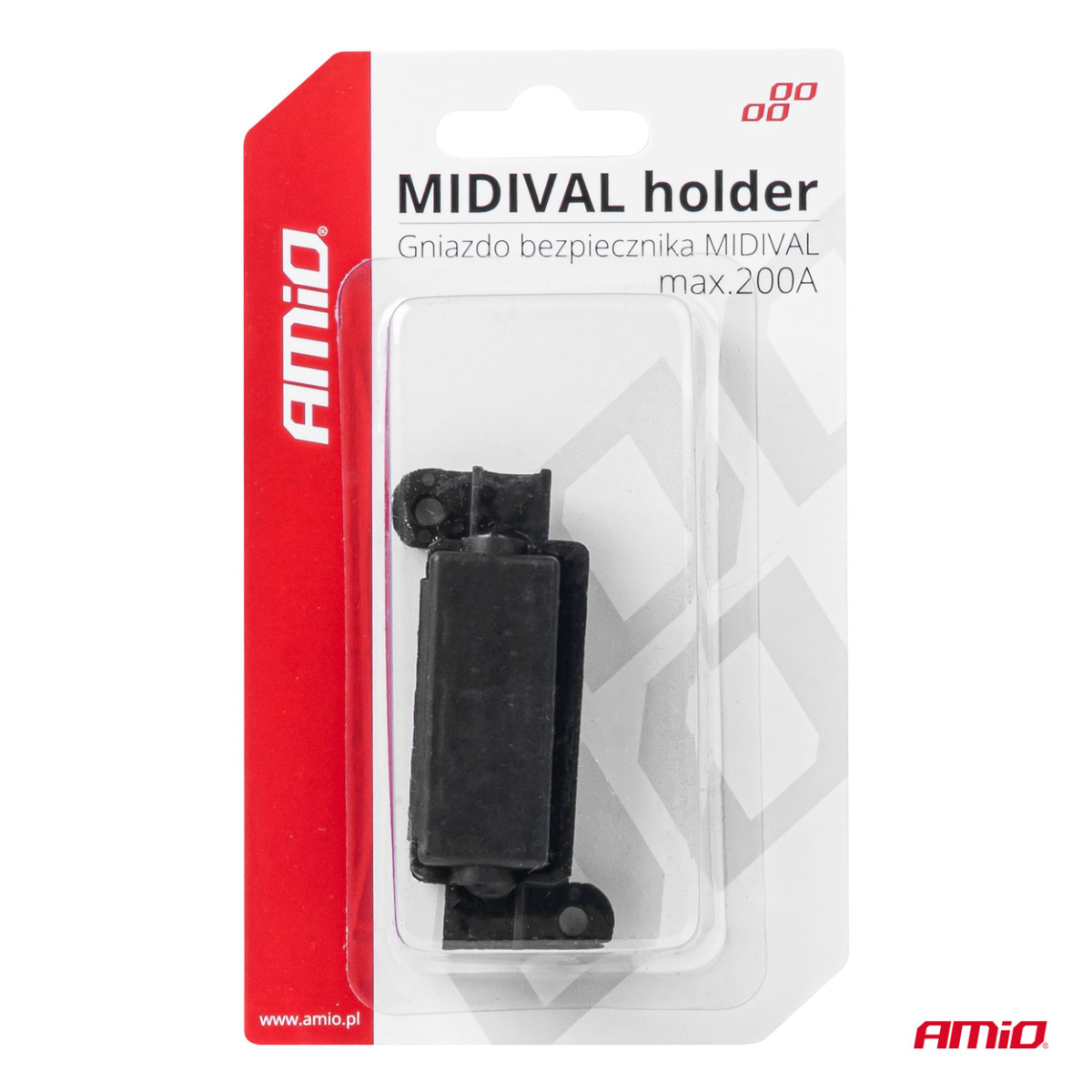 MIDIVAL fuse holder AMIO-03506