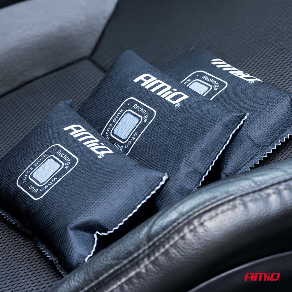 Car moisture absorber with indicator, 3 × 400 g AMIO-04878