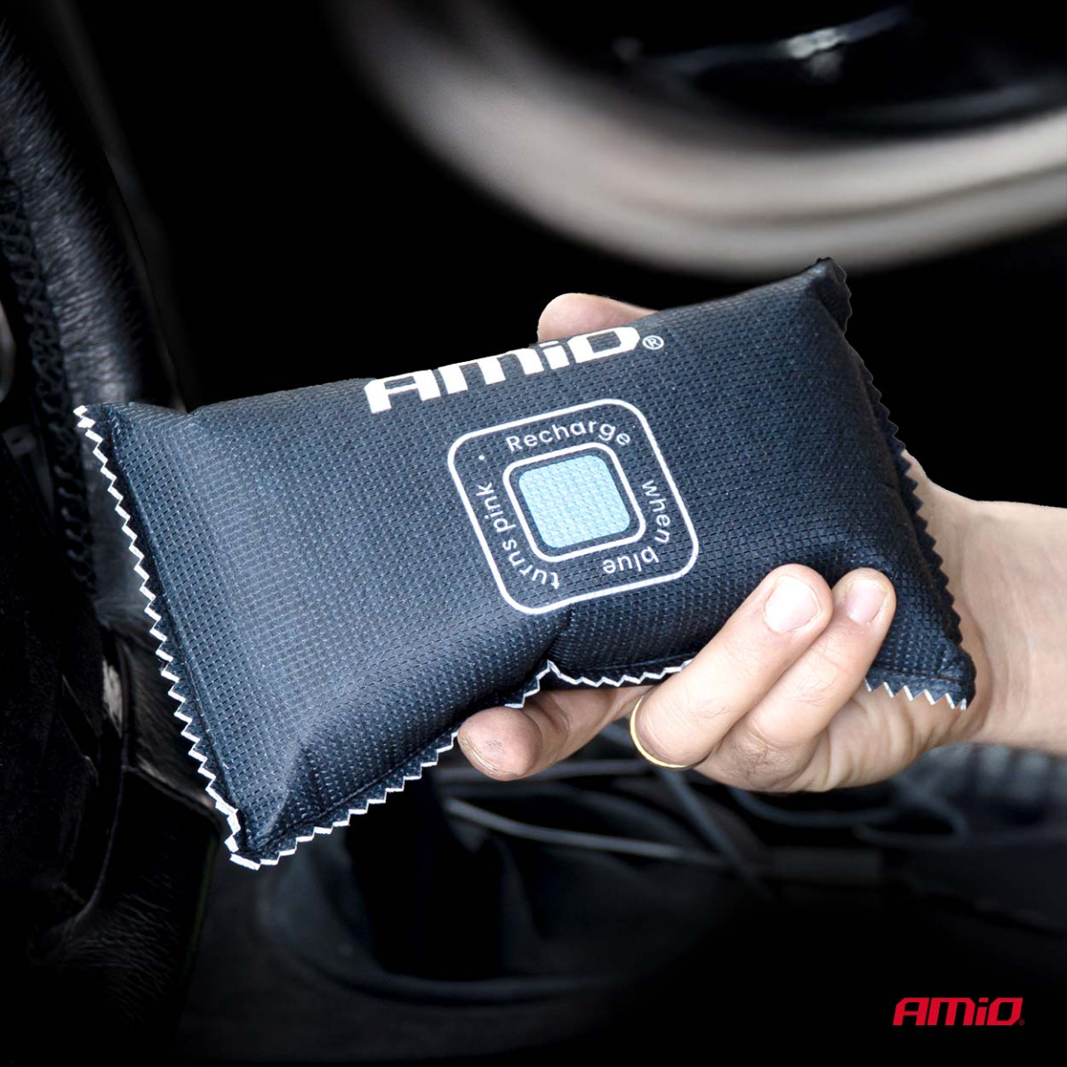 Car moisture absorber with indicator, 3 × 400 g AMIO-04878