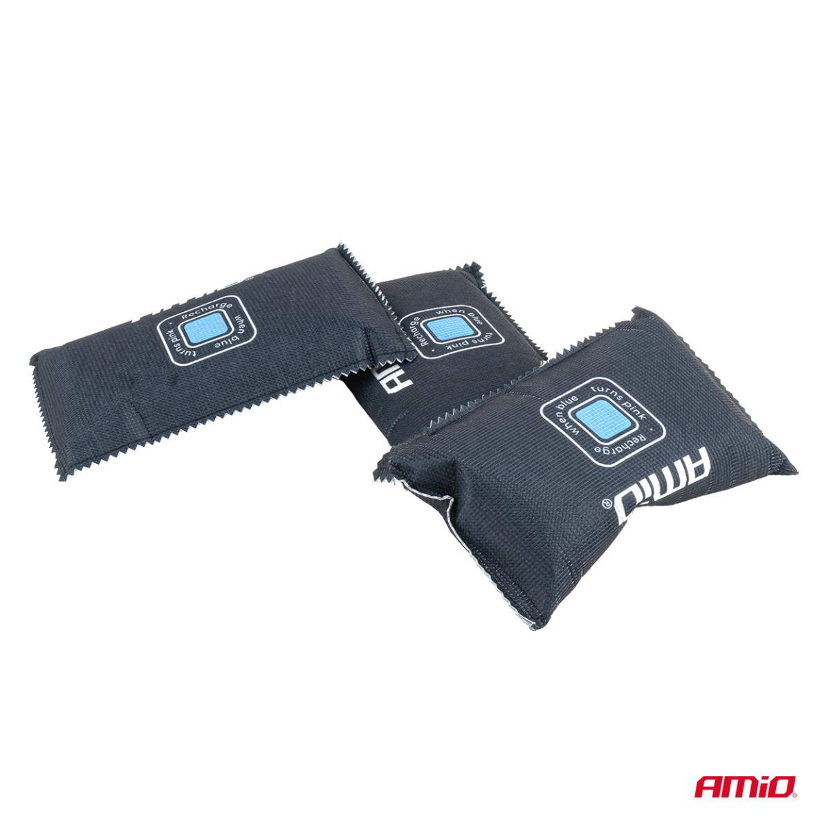 Car moisture absorber with indicator, 3 × 400 g AMIO-04878