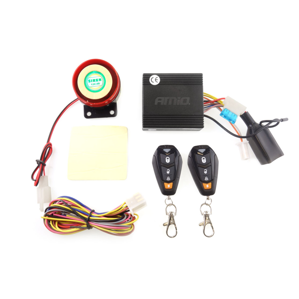 Universal motorcycle alarm with remote control MCA14