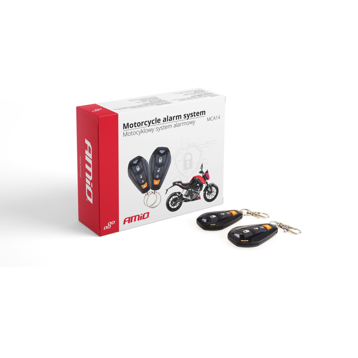 Universal motorcycle alarm with remote control MCA14