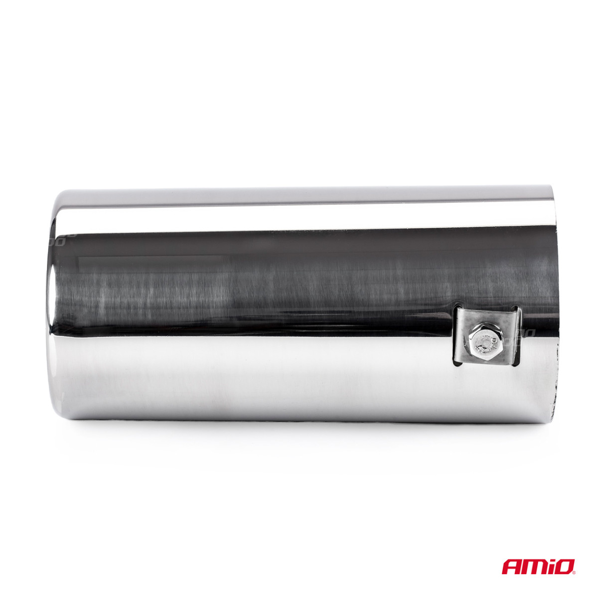 Muffler tip 58-70 mm, stainless steel, chrome plated, AMIO-01306