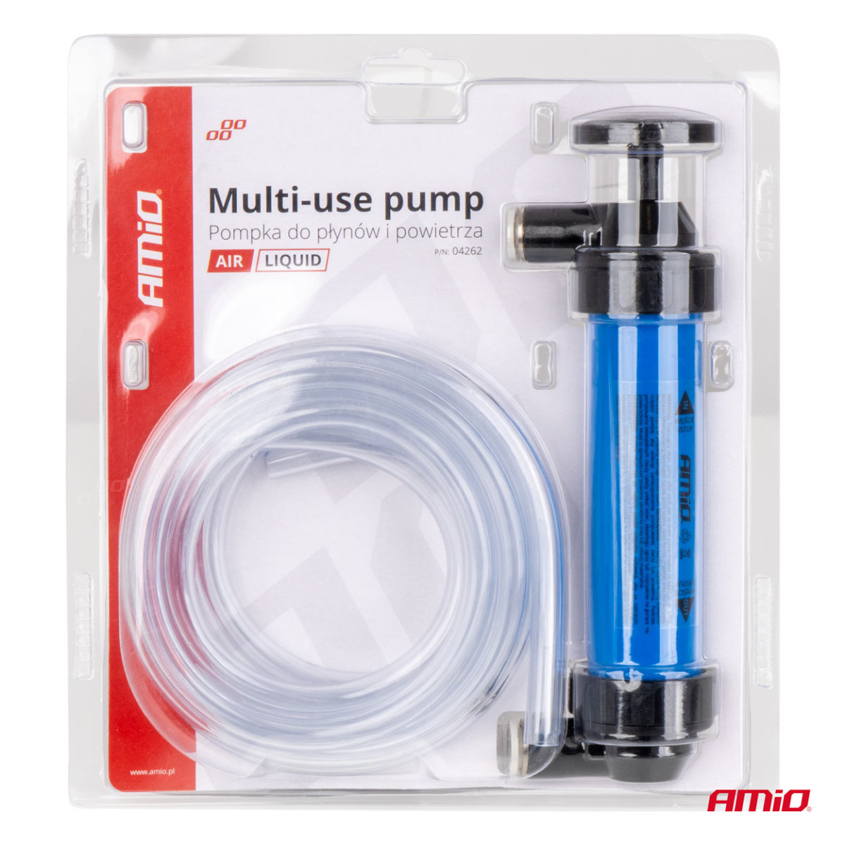 Multifunctional manual liquid pump with quick coupling AMIO-04262