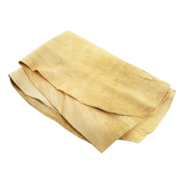 Natural chamois cloth SUPER, 9.3 dm², 26x37 cm