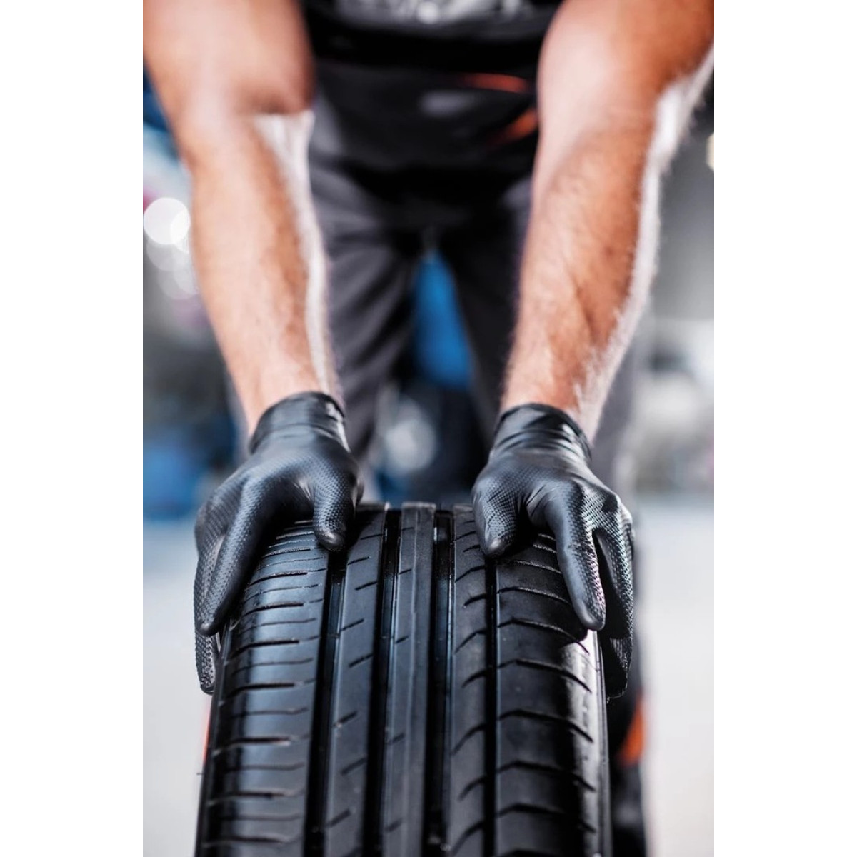 Nitrile gloves GoGrip blue, size XL, 50 pcs.