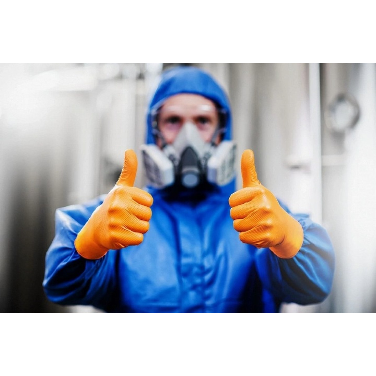 Nitrile gloves GoGrip Orange, size XXL, 50 pcs.