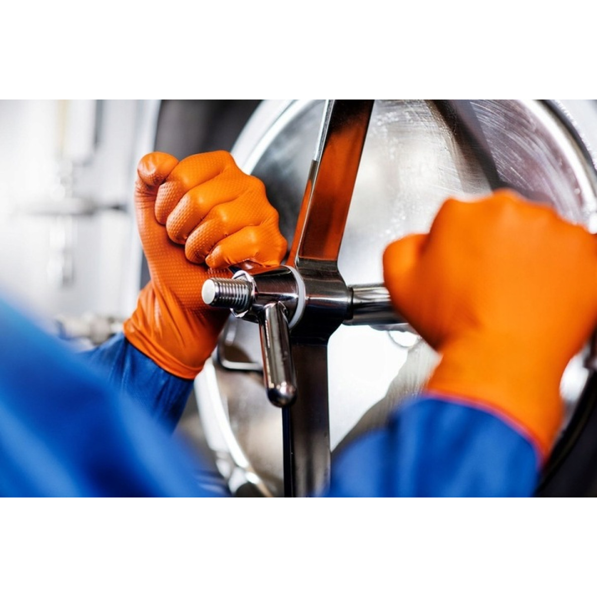 Nitrile gloves GoGrip Orange, size XXL, 50 pcs.