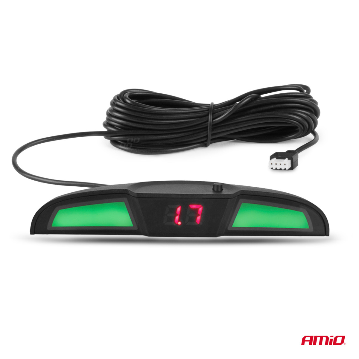 Parking assistance system LED COB, 4 silver sensors 22 mm AMIO-02282