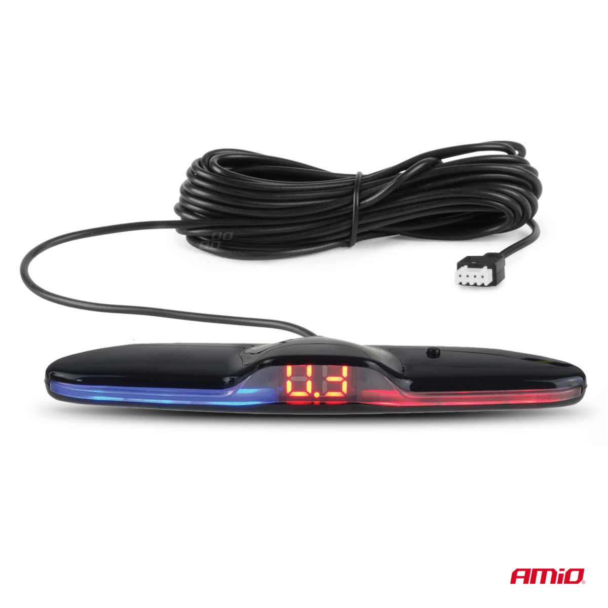 Parking assistance system MAX LED, 4 black sensors, internal mounting 16.5 mm AMIO-02291