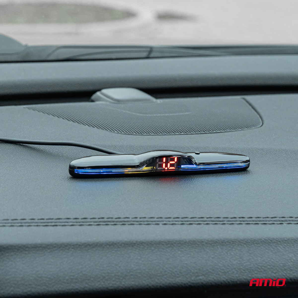 Parking assistance system MAX LED, 4 white sensors 22 mm AMIO-02289