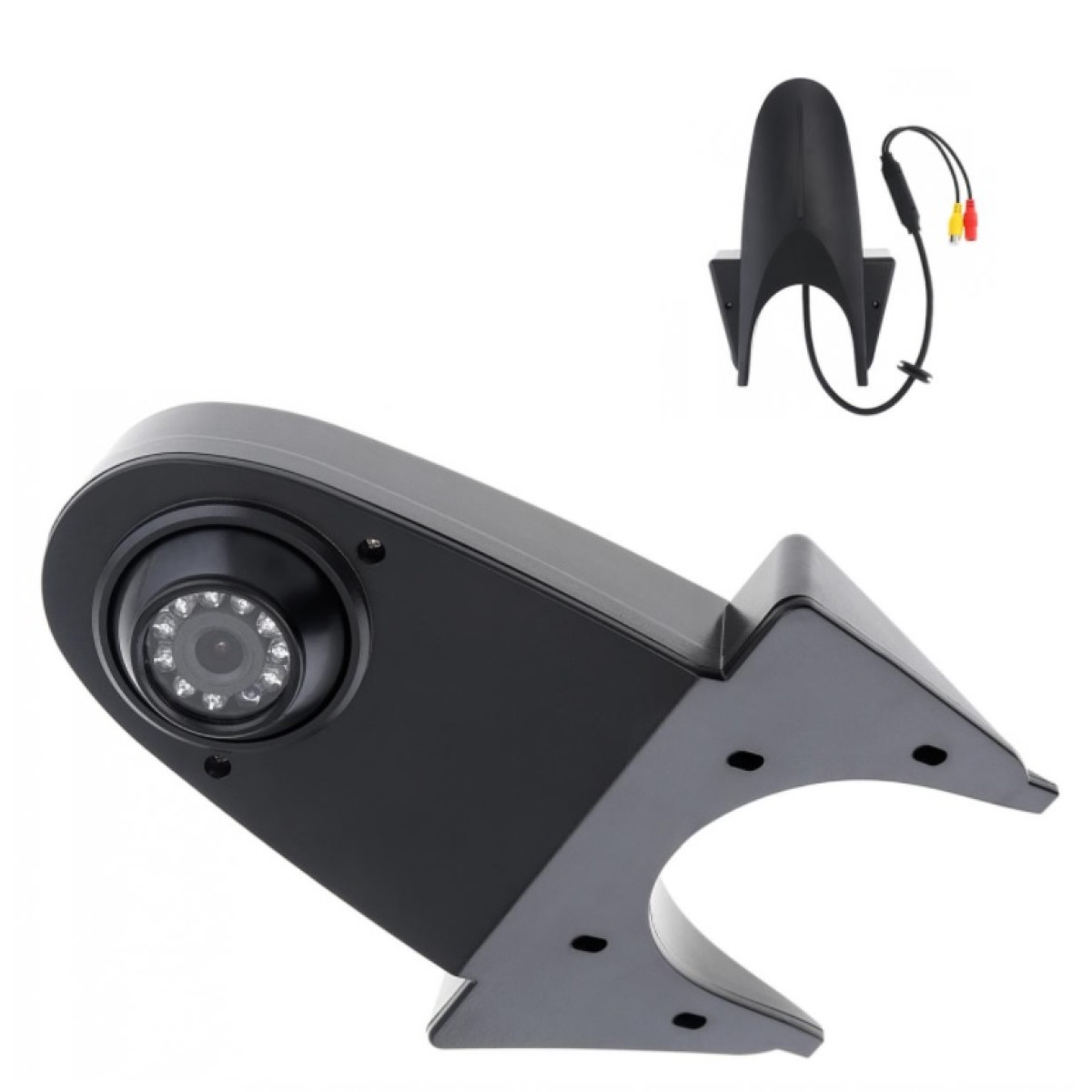 Parking assistance system TFT01 4.3" with HD-502-IR camera, 4 black sensors, for trucks
