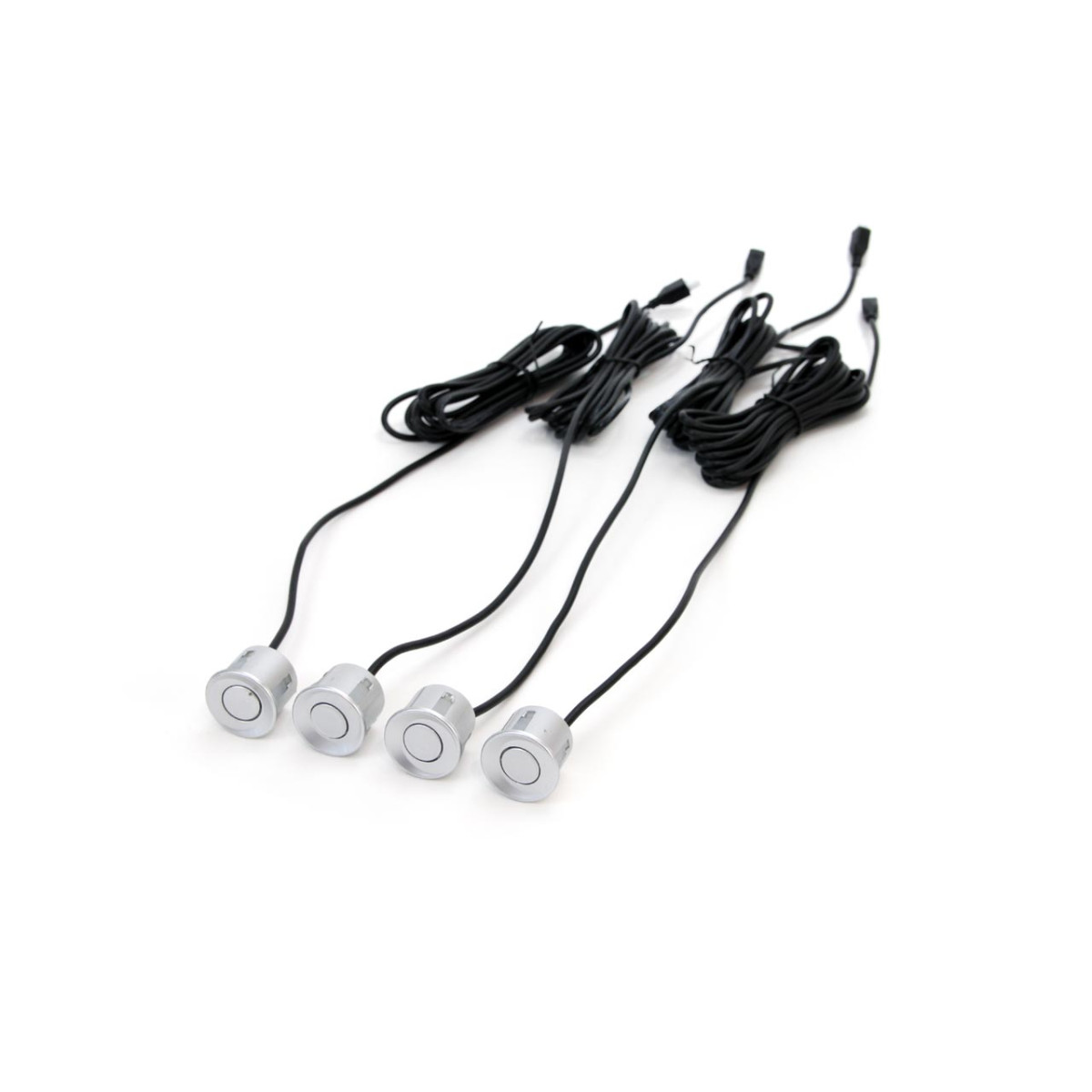 Parking assistance system TFT02 4.3" with HD-305-LED camera, 4 silver sensors