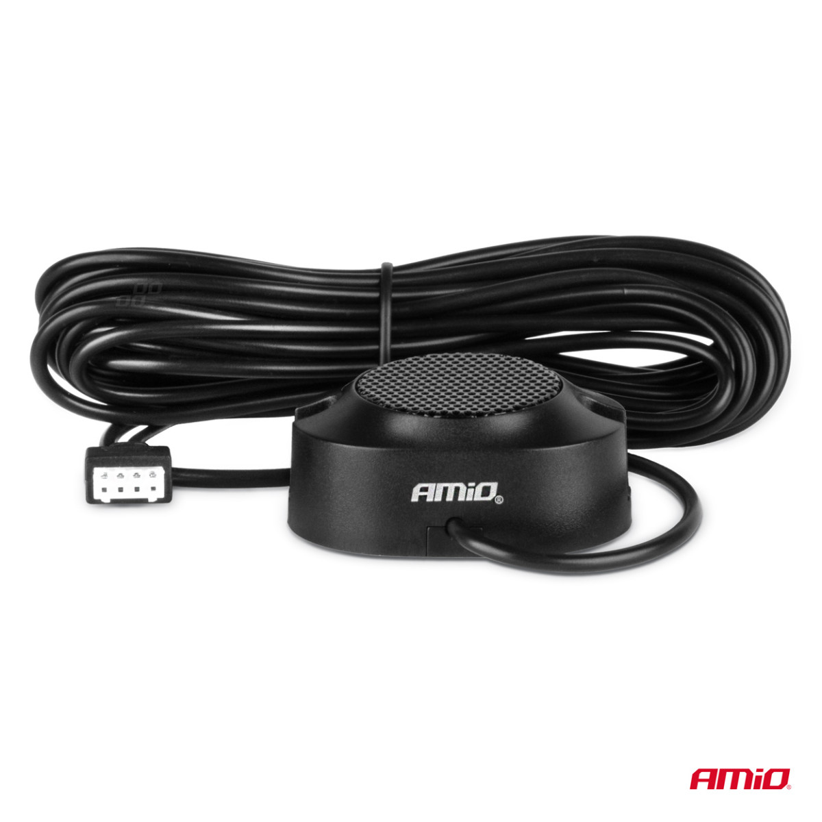 Parking assistance system with sound signal, 8 black sensors 22 mm AMIO-01575