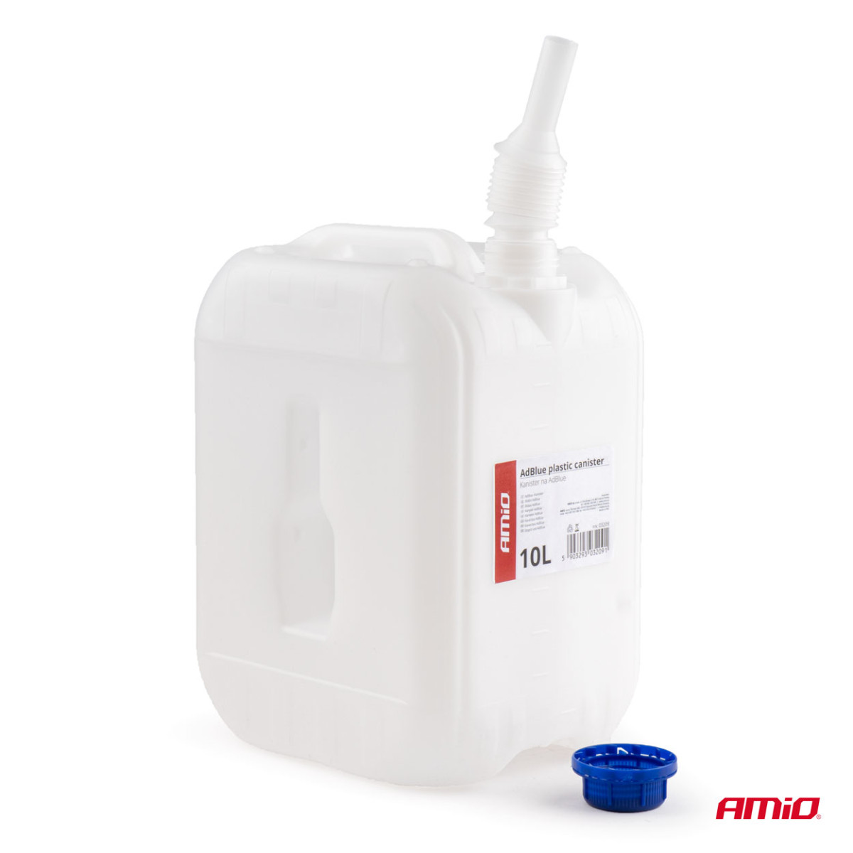 Plastic canister for water, AdBlue 10 L AMIO-03209