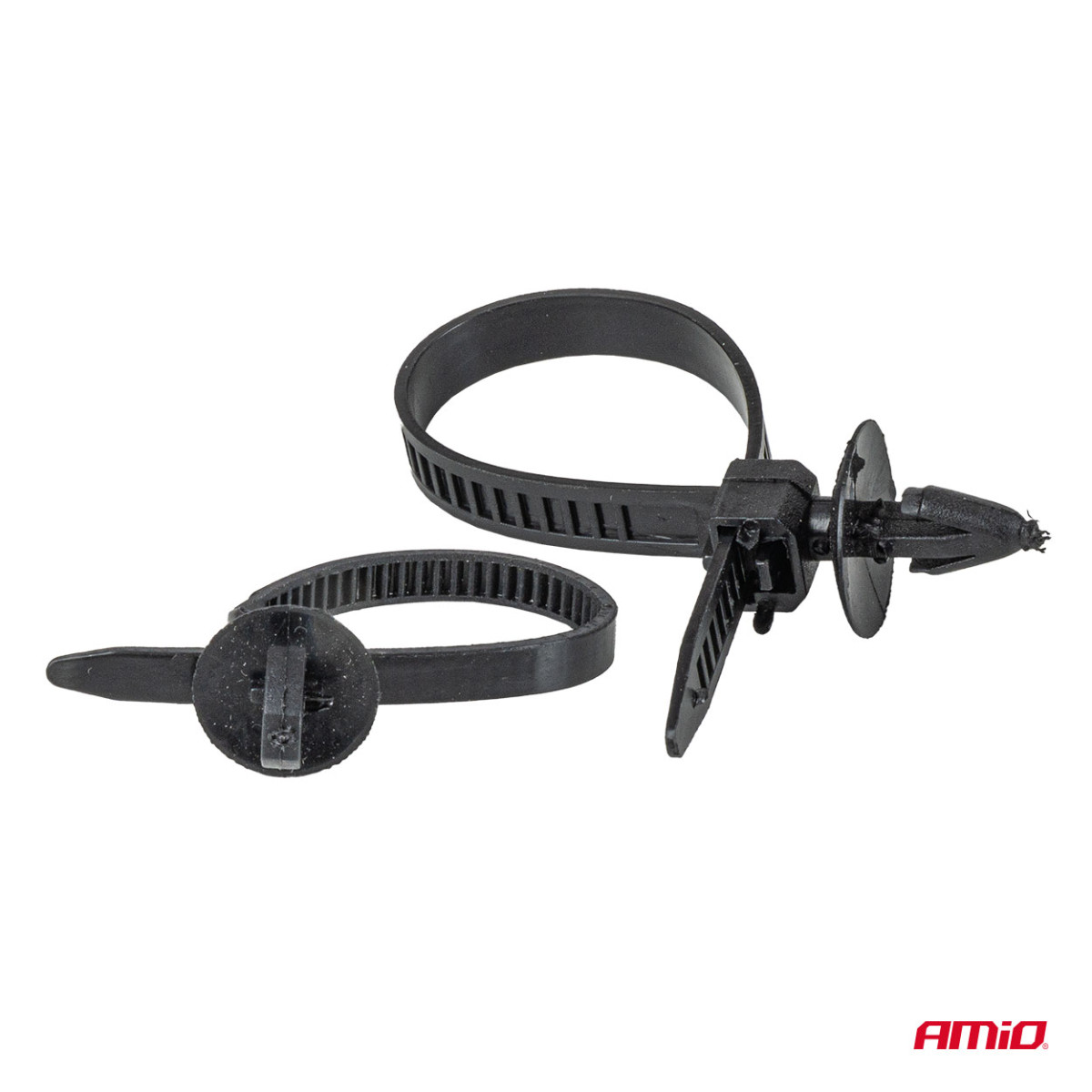 Plastic welding kit with pins and clips, 1211 pcs. AMIO-04746