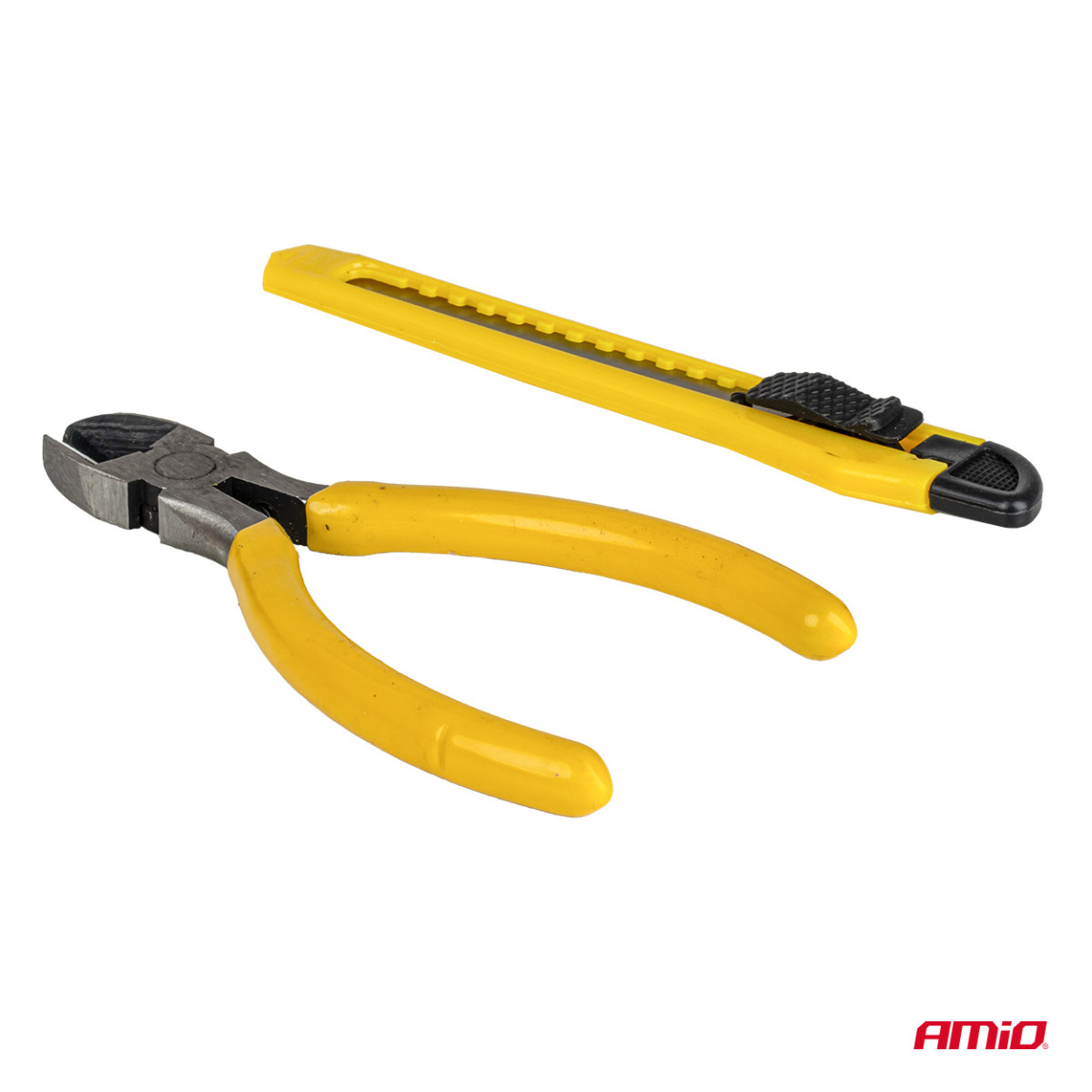 Plastic welding kit with clips, 200 pcs. AMIO-04745