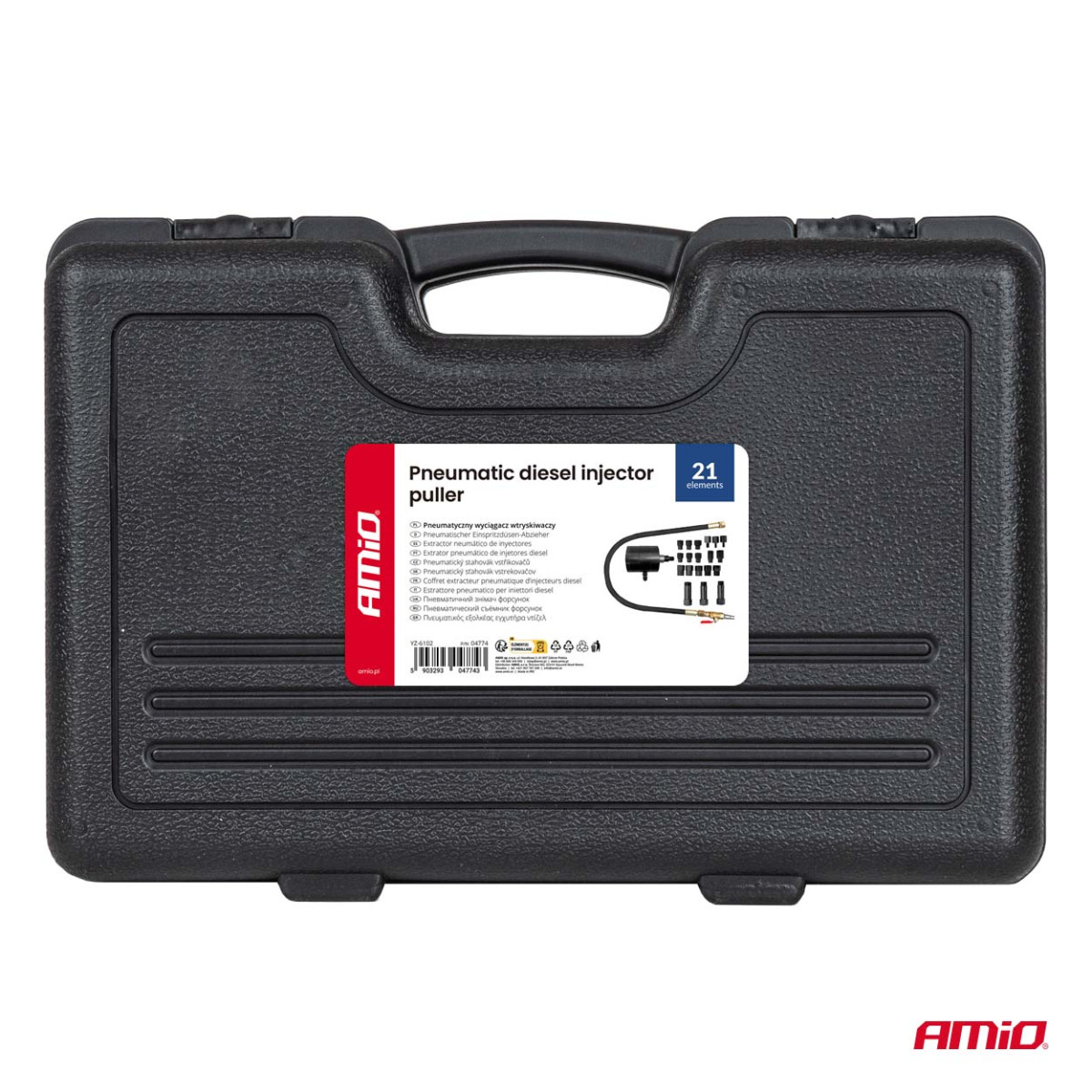 Diesel injector pneumatic extraction tool AMIO-04774