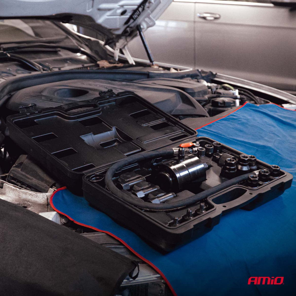 Diesel injector pneumatic extraction tool AMIO-04774