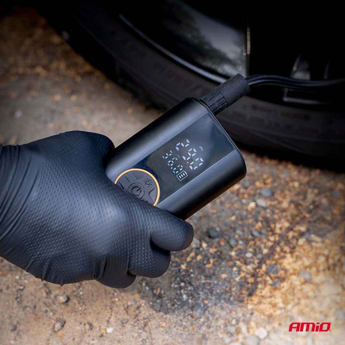 Wireless LED compressor 40W with USB-C ACOMP-25 AMIO-04414