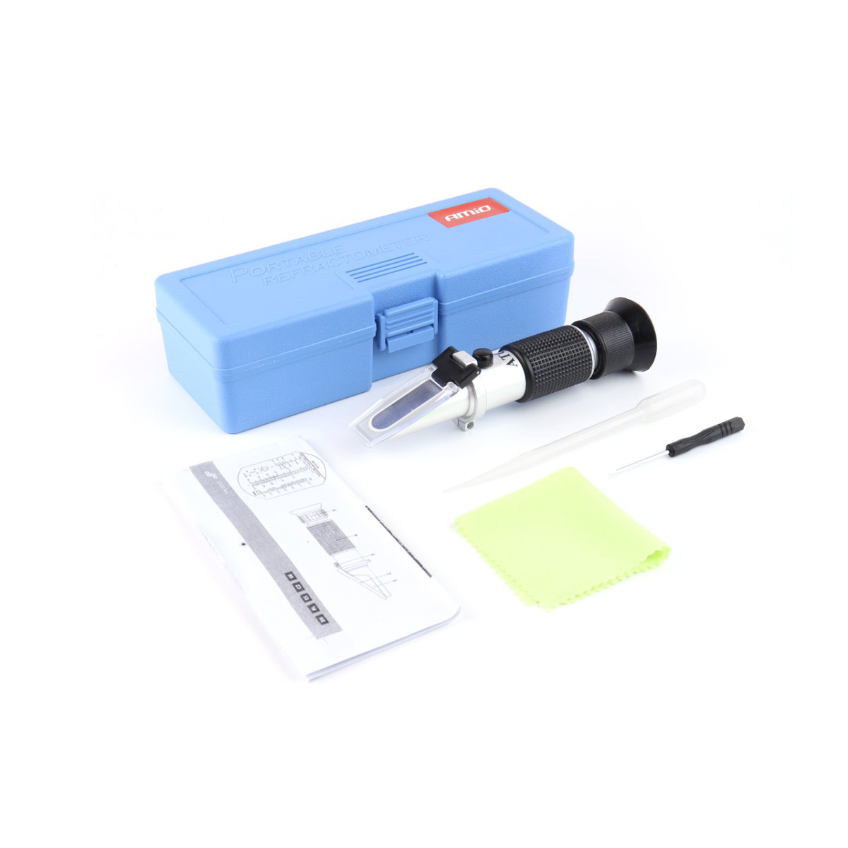 Refractometer for electrolyte and technical liquids AMIO-02507
