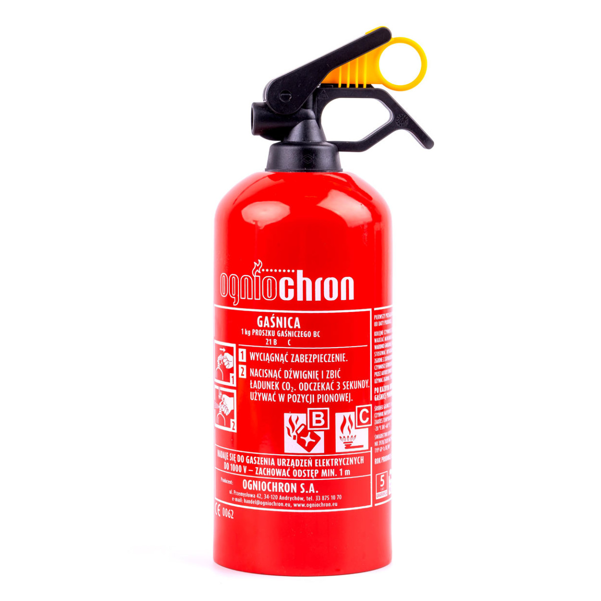 Powder extinguisher GP-1 BC without holder