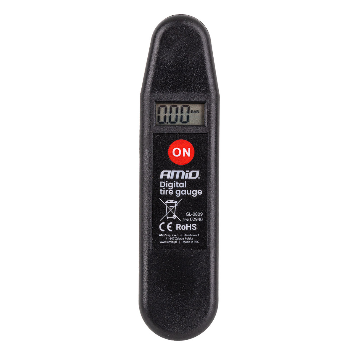 Digital pressure gauge 10 bar (3–150 PSI) AMIO-02940