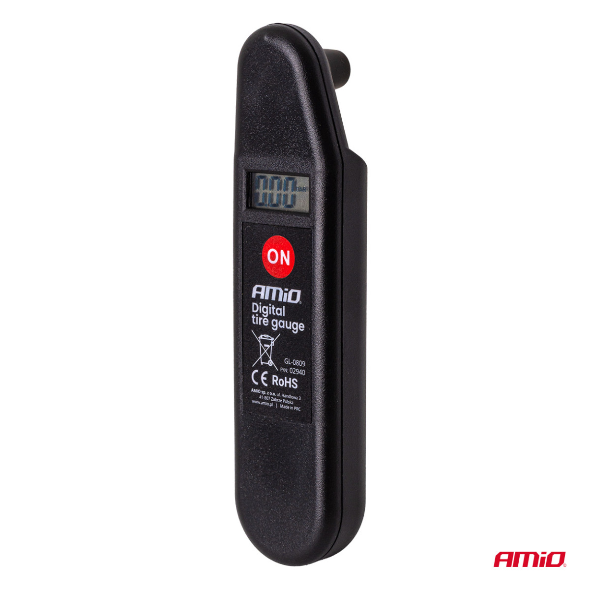 Digital pressure gauge 10 bar (3–150 PSI) AMIO-02940