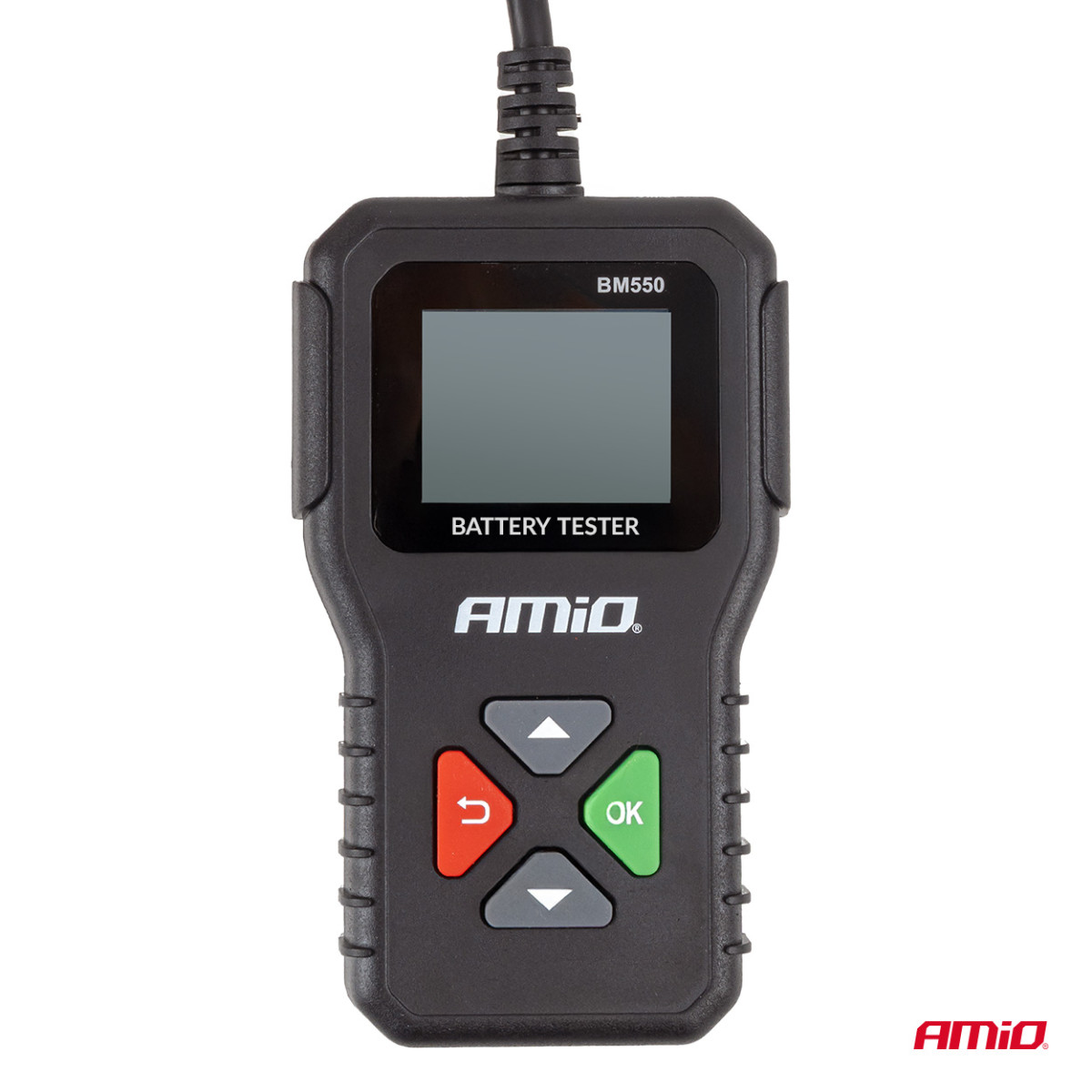 Professional digital battery tester, 2-220 Ah, 6 V / 12 V / 24 V, AMIO-04920