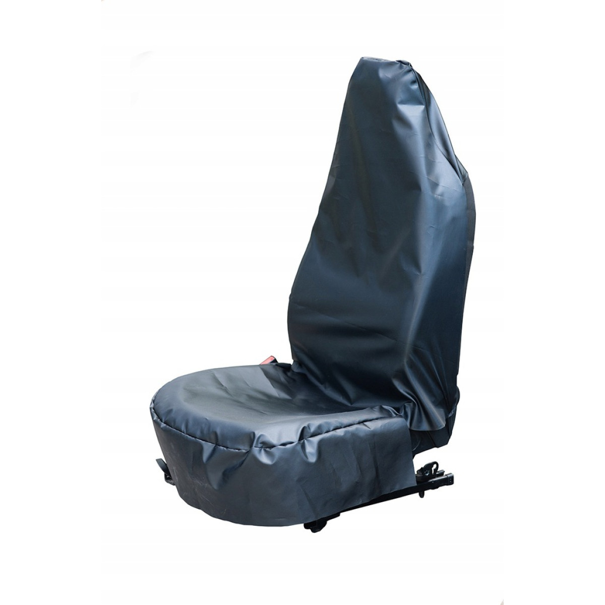 Protective seat cover, polyester, gray, 1 pc.