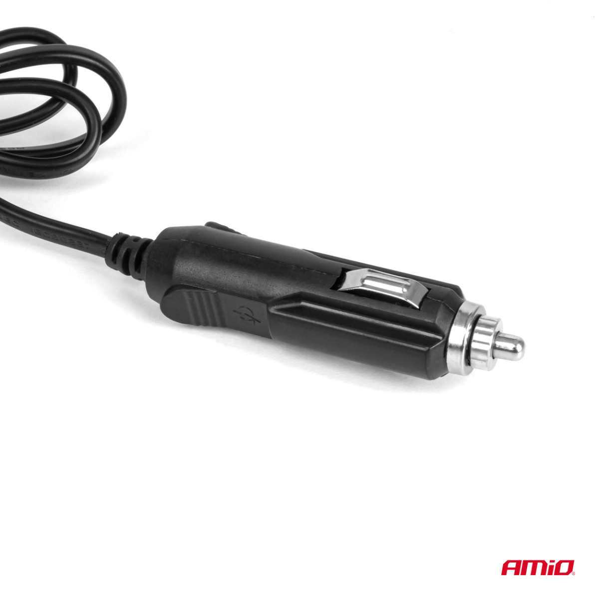 Four-socket extension cord with charger 2x USB-A + 1x USB-C 12/24V 120W 80 cm AMIO-04367