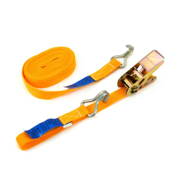 Cargo lashing strap with tensioner 500 kg, 6 mx 25 mm, AMIO-02029
