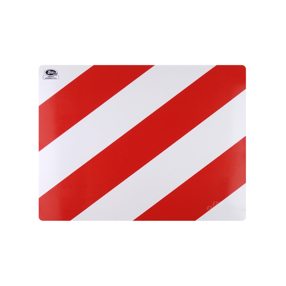 Rear warning sign TI-PG, left 101-04W-267, 30x40 cm