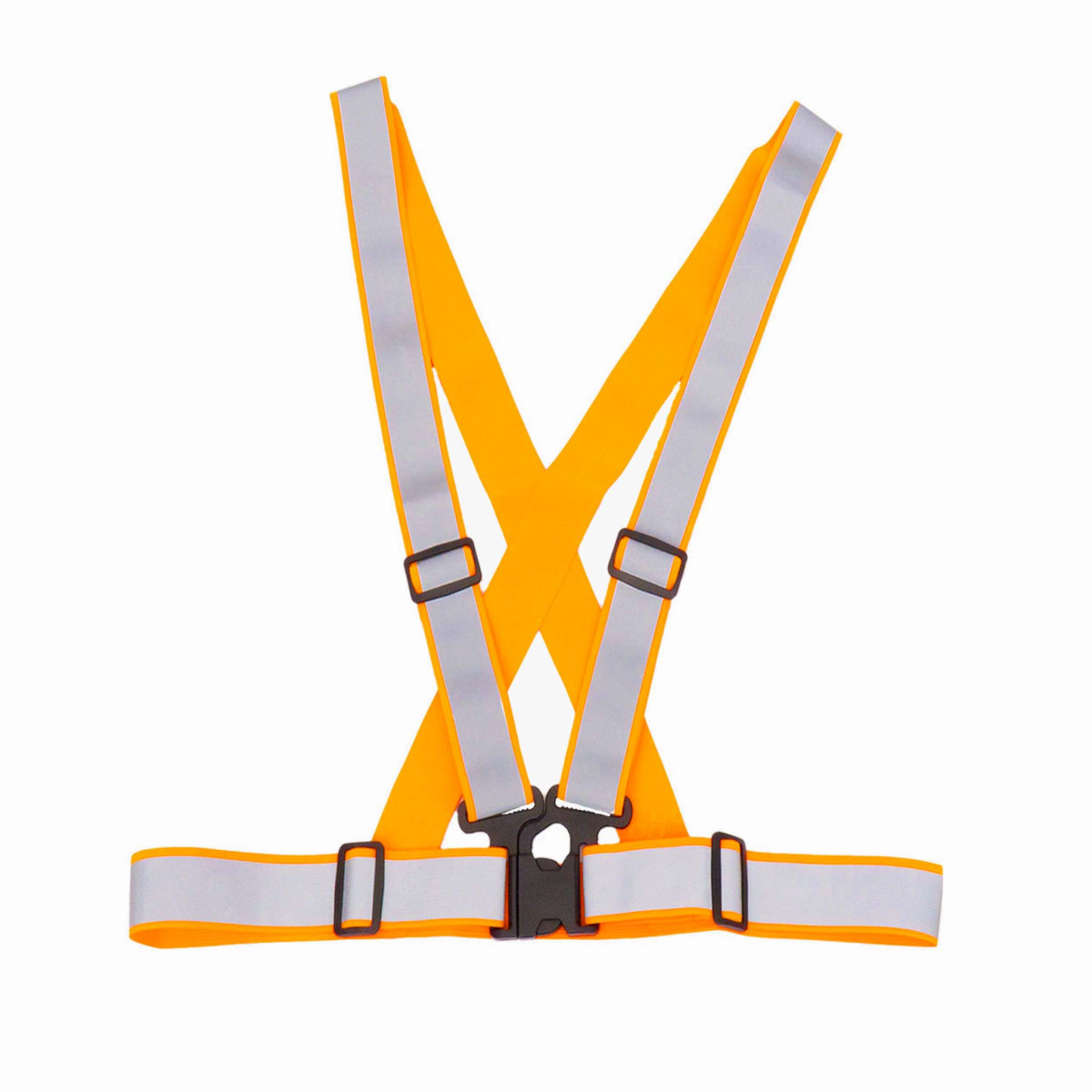 Reflective vest with straps – orange AMiO-03939
