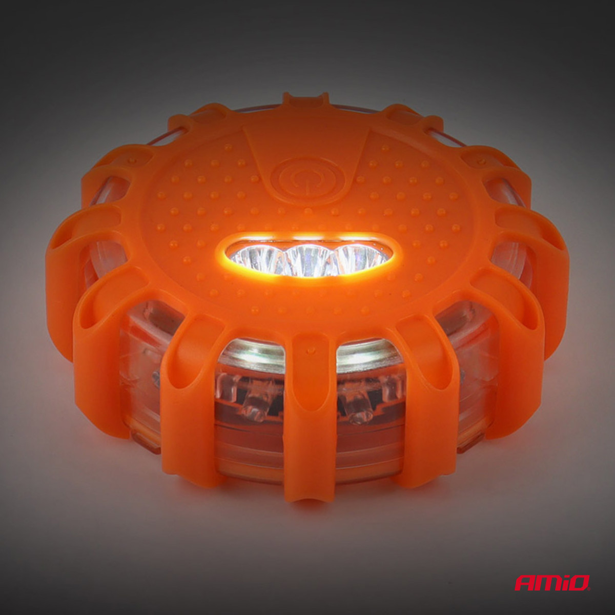 Portable LED warning light with spotlight function 3xAAA IP65 12SMD + 3SMD
